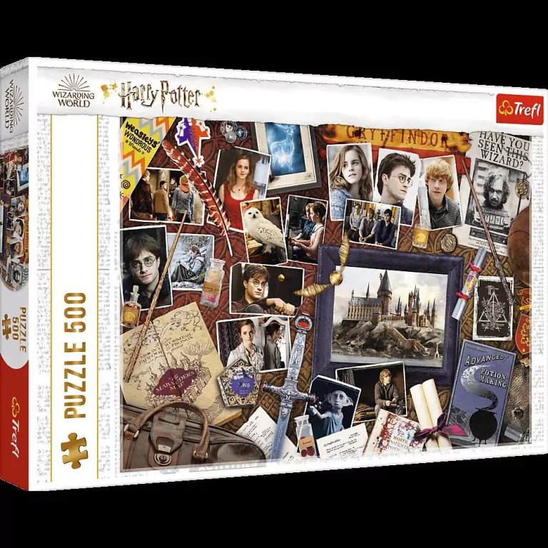 Puzzle 500. Pamiątki z Hogwartu - tantis.pl