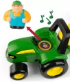 John Deere traktor grający ze zwierzątkami TOMY - tantis.pl
