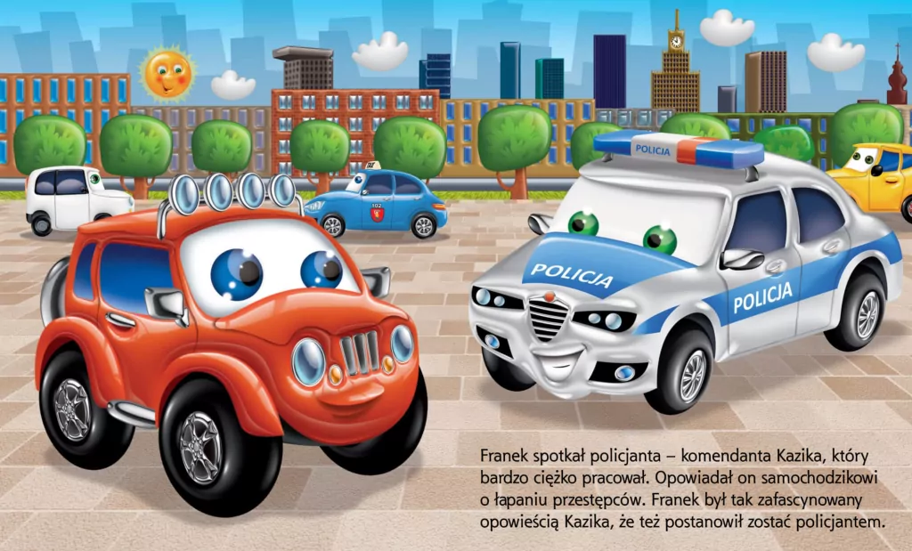 Policjant. Samochodzik Franek - tantis.pl