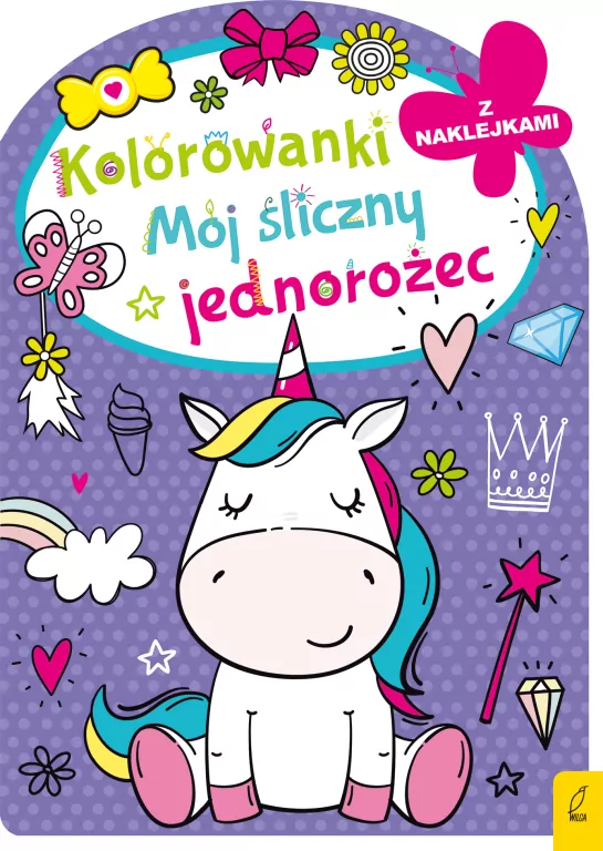 Mój śliczny jednorożec. Kolorowanka z wykrojnikiem - tantis.pl