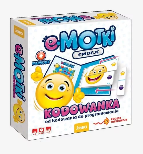 Emotki. Kodowanka - tantis.pl