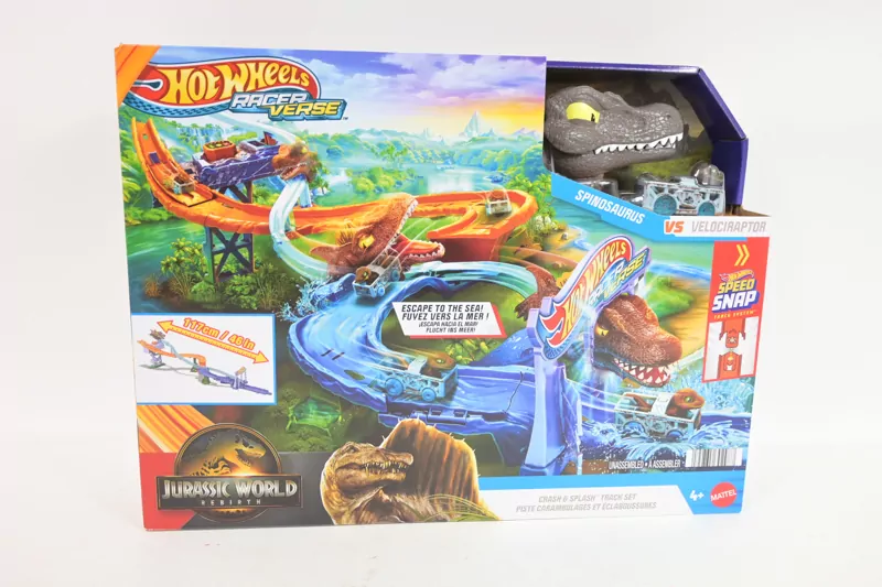 Hot Wheels Raceverse Jurassic World Crash&Splash - tantis.pl