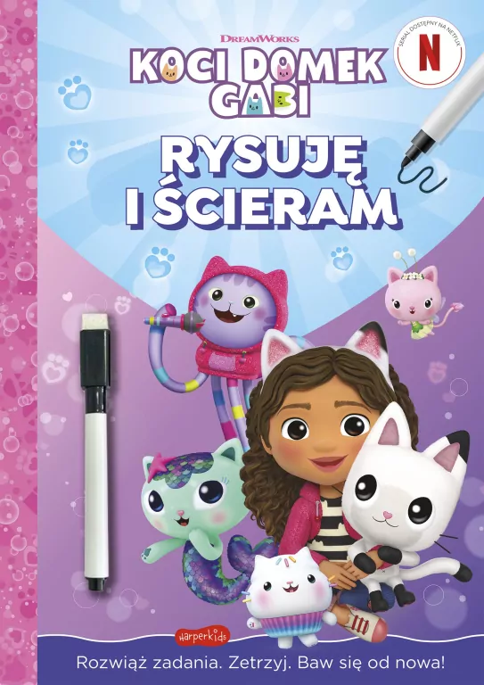 Koci Domek Gabi. Rysuję i ścieram - tantis.pl