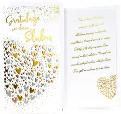 Karnet. Gratulacje  z okazji ślubu