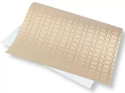 Papier ozdobny brokatowy 140g 40x60cm złoty 5ark