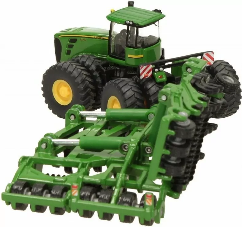 Traktor z rozrzutnikiem. John Deere - tantis.pl