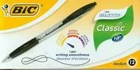 Długopis Atlantis Classic czarny  BIC - tantis.pl