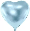 Balon foliowy Serce 45cm błękitny - tantis.pl