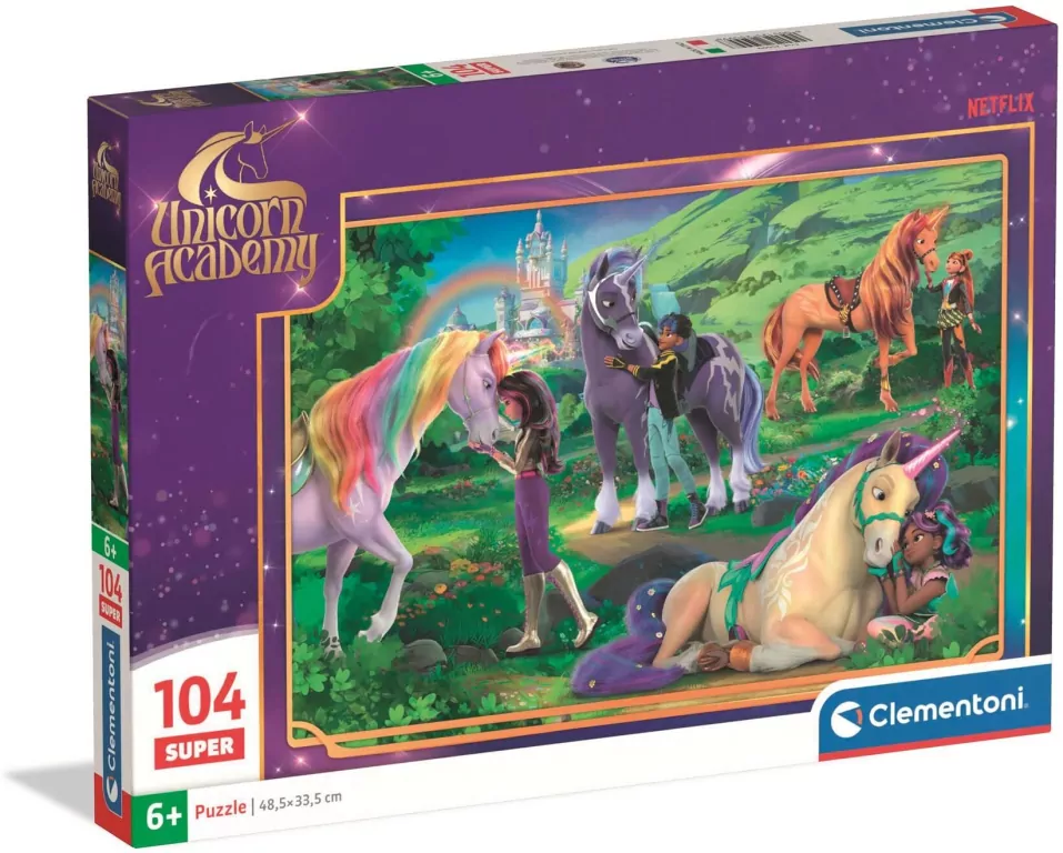 Puzzle 104 Super Unicorn Academy - tantis.pl