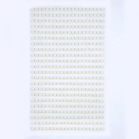 Perełki samoprzylepne Ivory 4mm - tantis.pl