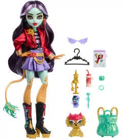 Monster High. Lalka Jinafire Long + zwierzątko - tantis.pl