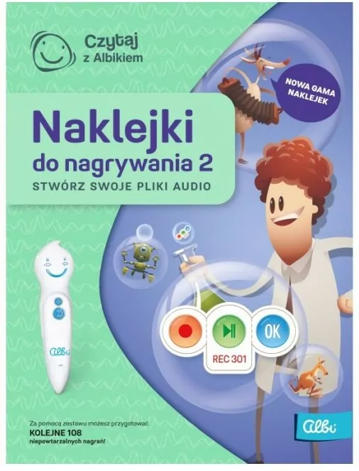 Naklejki do nagrywania 2. Czytaj z Albikiem - tantis.pl