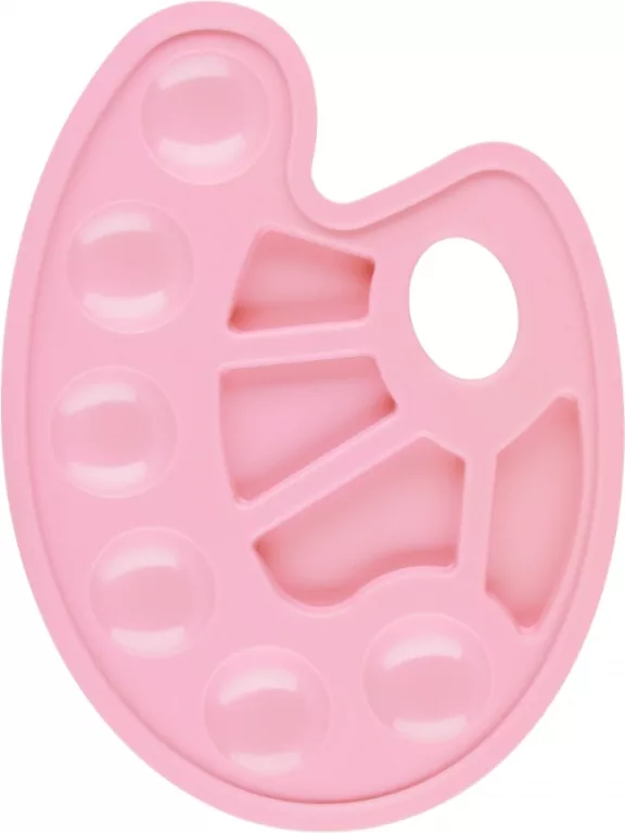 Plastikowa paleta do farb pastel róż - tantis.pl
