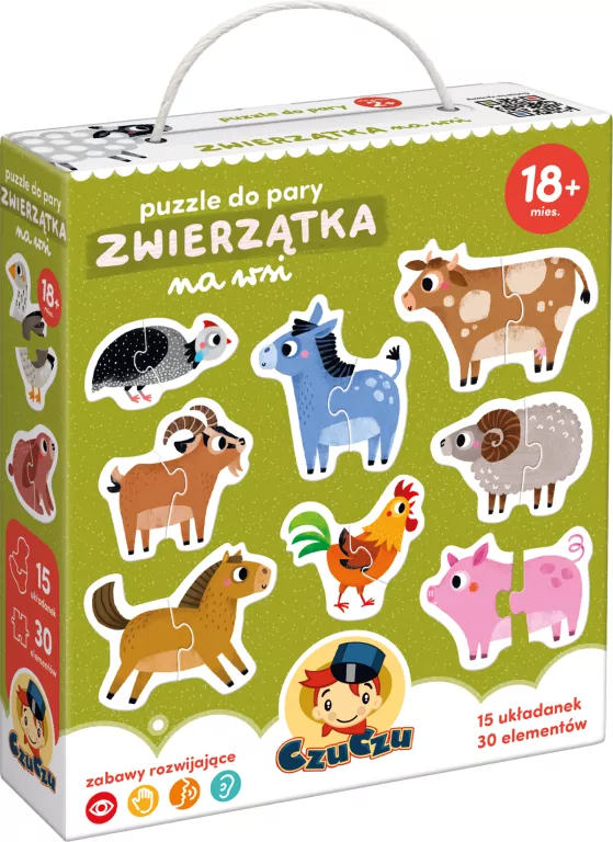 CzuCzu. Puzzle do pary Zwierzątka na wsi - tantis.pl
