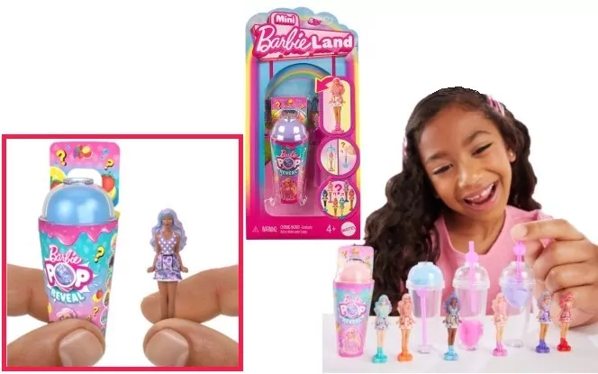 Barbie Mini Pop Reveal Minilalka, mix - tantis.pl
