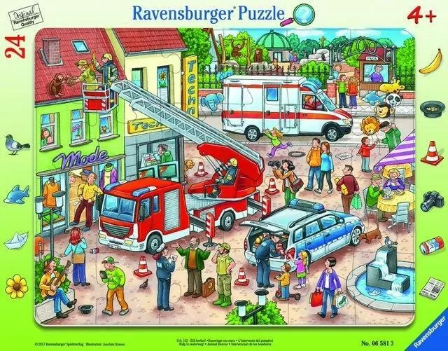 Ravensburger. Puzzle 24. Na ratunek zwierzakom - tantis.pl
