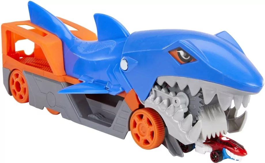 Mattel. Hot Wheels CITY Rekin transporter GVG36 - tantis.pl