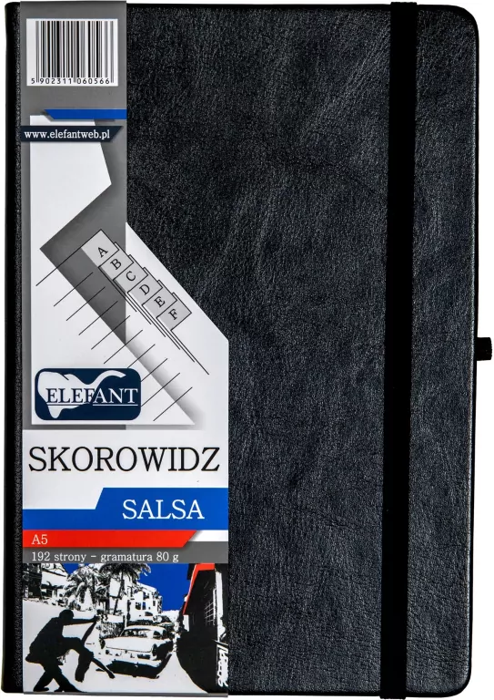 Skorowidz A5/96. Salsa czarny - tantis.pl
