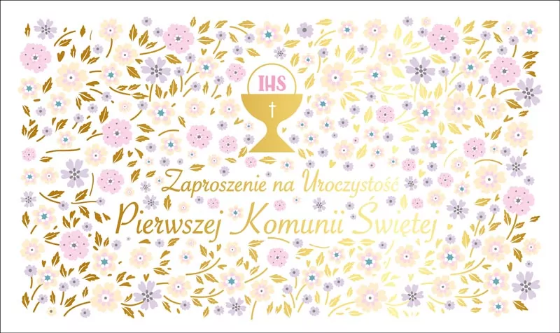 Zaproszenie. Komunia (5 szt.) - tantis.pl