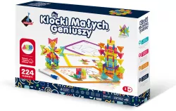 Klocki małych geniuszy śnieżynki 224el