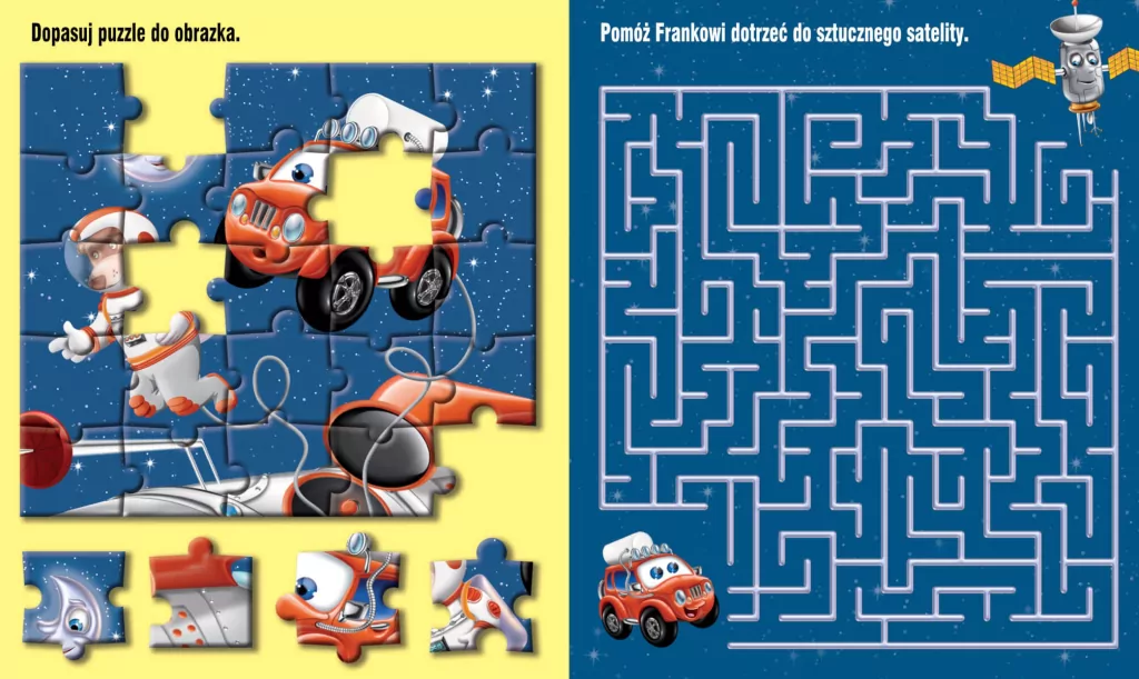 Astronauta. Samochodzik Franek - tantis.pl