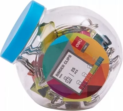 Klipsy 19mm mix kolorów DELI - tantis.pl