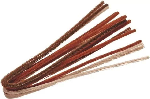 Drucik oplatany 50cm mix brązowy 10szt - tantis.pl