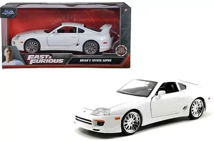 Jada F&F Toyota Supra white 1995 1:24 - tantis.pl