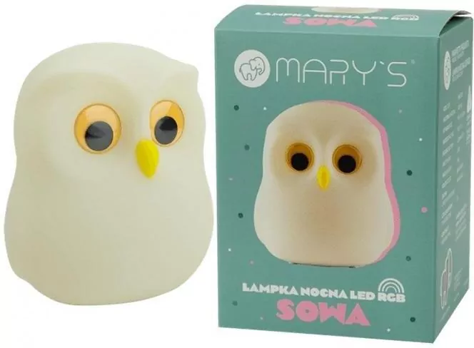 Lampka nocna LED sowa - tantis.pl