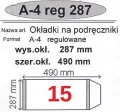 Okładka na podr A4 regulowana nr 15  NARNIA - tantis.pl