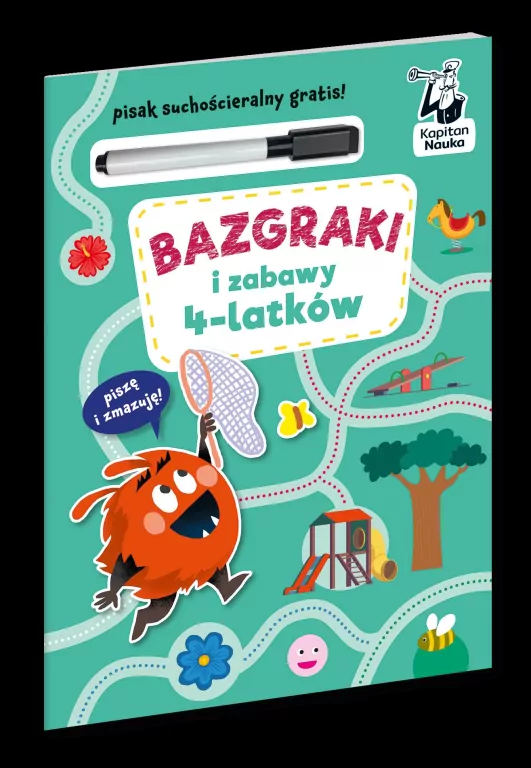 Kapitan Nauka Bazgraki i zabawy 4-latków - tantis.pl