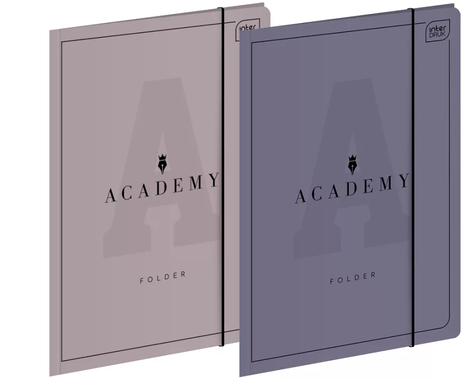 Teczka z gumką A4+ Academy, mix - tantis.pl