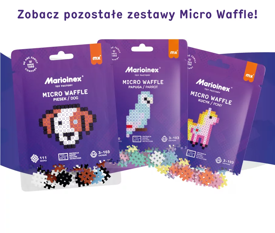Micro Waffle 80. Żółw - tantis.pl