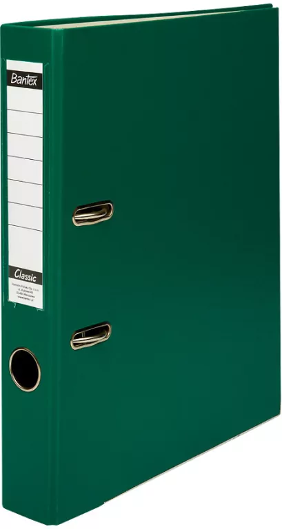 Bantex. Segregator A4. Budget 5cm, zielony - tantis.pl
