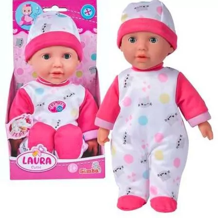 Laura. Słodki bobas z dźwiękiem 30cm - tantis.pl