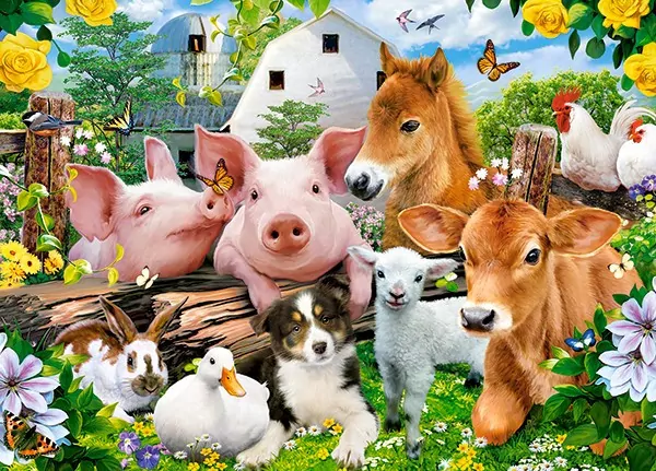 Puzzle 60. Farm Friends - tantis.pl