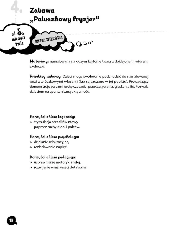 60 zabaw żłobkowych. Materiały dla opiekunów, psychologów i logopedów - tantis.pl