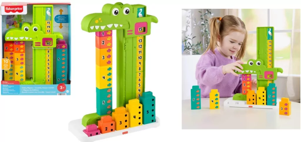 Fisher-Price Aligator Dodający - tantis.pl