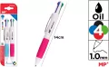 Długopis olejowy 1.0mm 4 kolory 2szt - tantis.pl