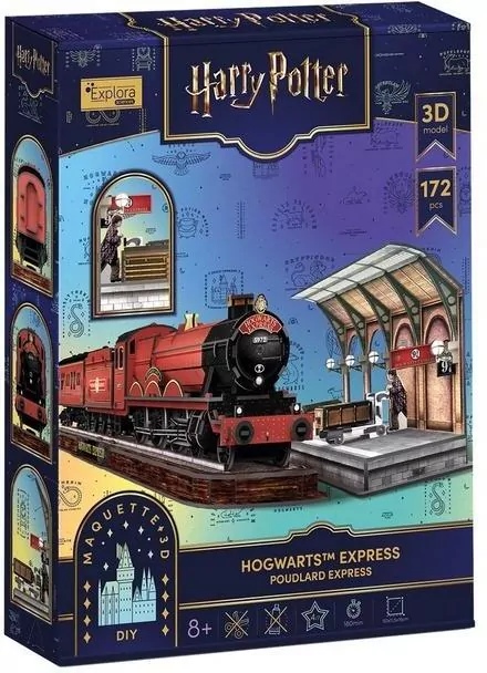 Puzzle 3D Harry Potter Hogwart Express - tantis.pl