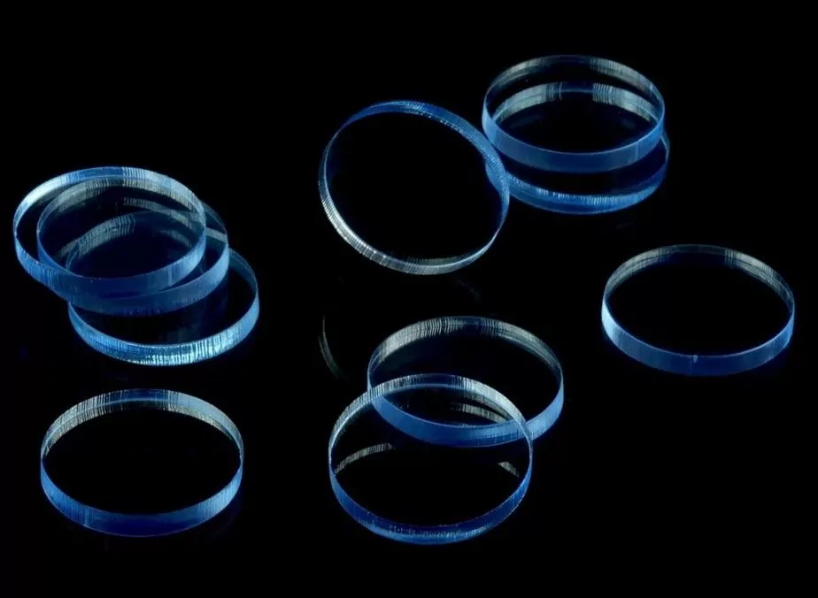 Znaczniki akryl nieb. fluo okrągłe 22x3mm - tantis.pl