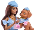 Barbie Jednakowa stylizacja Lalka i piesek Groszki - tantis.pl