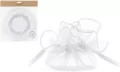Woreczki z organzy białe 25cm - tantis.pl
