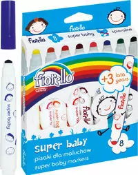 Pisaki. Super Baby. 8 kolorów - tantis.pl