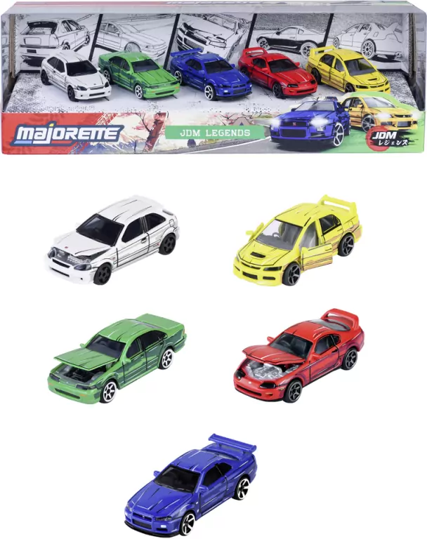 Majorette JDM Legends 5szt - tantis.pl