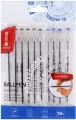 Długopis biurowy 0,7mm czarny 10szt MemoBe - tantis.pl