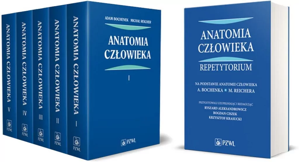 Anatomia człowieka. Tom 1-5 + repetytorium - tantis.pl