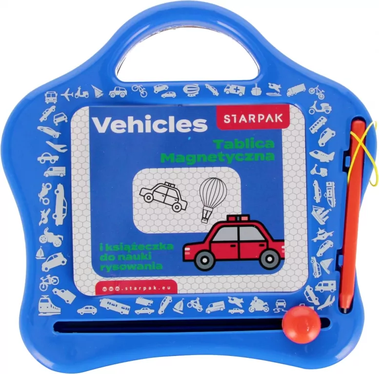 Tablica magnetyczna do nauki rysunków Vehicles - tantis.pl
