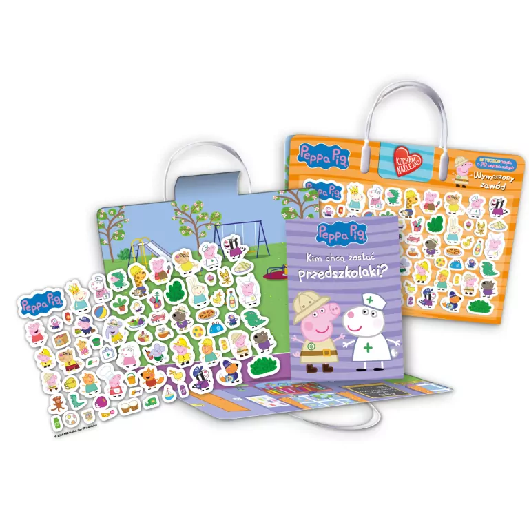 Peppa Pig. Wymarzony zawód. Kocham naklejać. Cz.5 - tantis.pl