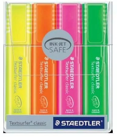 Zakreślacz Classic 4 kolory neon STAEDTLER - tantis.pl